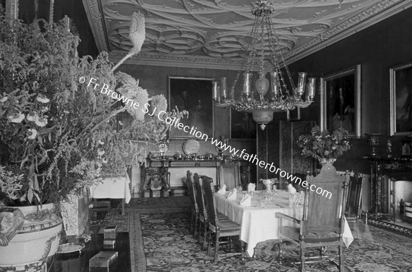 BIRR CASTLE  DINING ROOM